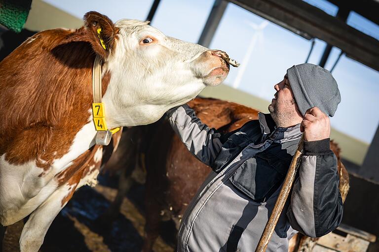 Noch ist er Bio-Bauer&nbsp;– und will es auch gerne bleiben. Doch aktuell überlegt Florian Schuler aus Gädheim wegen der Weidepflicht zurück zur konventionellen Landwirtschaft zu gehen.