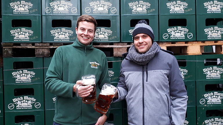 Haben beide Preise abgeräumt: Julian Dirnhofer (links) und Martin Kömm (rechts) von der Brauerei Ulrich Martin in Hausen. Haben beide Preise abgeräumt: Julian Dirnhofer (links) und Martin Kömm (rechts) von der Brauerei Ulrich Martin in Hausen.