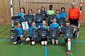 Vorne (von links): Martha Wülk, Kinka Linkamp, Maria Gollasch, Mara Hebig, Marie Oberst. Hinten (von links): Leonore Göthner, Anna Panther, Flora Siegert, Emilia Wagner, Maganya Bamba, Emma Molinari, Sheren Elalawy, Schiedsrichter: Ludwig Bauer-