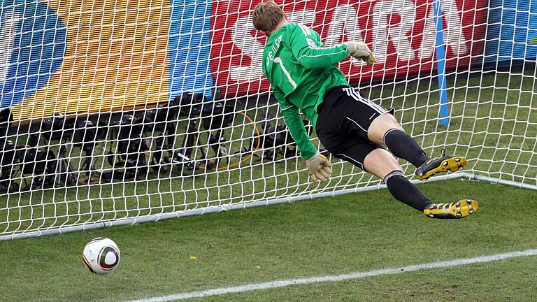 Die legendäre Fehlentscheidung im Achtelfinale Deutschland-England bei der WM 2010 in Südafrika.