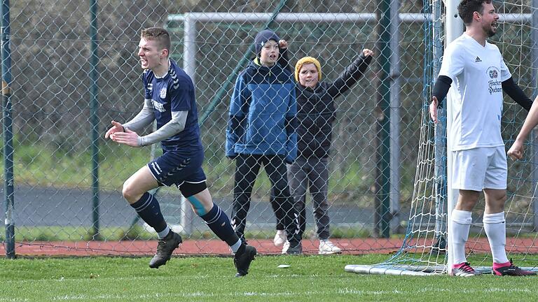 Wülfershausens Kai Will brachte seine Farben mit 1:0 in Führung
