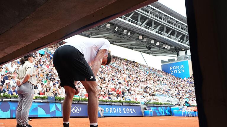 Alexander Zverev       -  Alexander Zverev hatte bei Olympia mit körperlichen Problemen zu kämpfen.