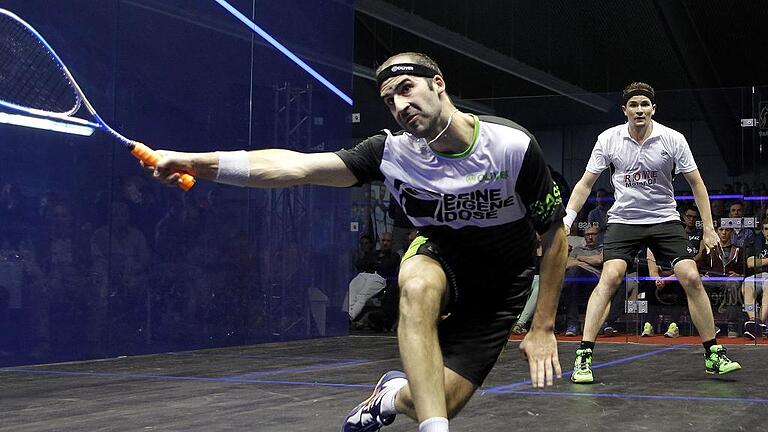 Der Würzburger Squash-Spieler Simon Rösner