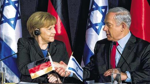 Nach der Pressekonferenz in Jerusalem: Bundeskanzlerin Angela Merkel und Israels Premier Benjamin Netanjahu