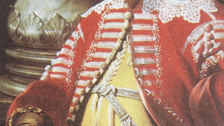 Gustav II. Adolf von Schweden auf einem Ölbild von Matthäus Merian der Ältere Gustav II. Adolf von Schweden auf einem Ölbild von Matthäus Merian der Ältere
