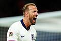 England - Finnland       -  Harry Kane bejubelt eines seiner zwei Tore im 100. Länderspiel.