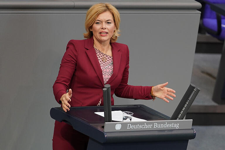 Bundeslandwirtschaftsministerin, hier Ende September im Deutschen Bundestag. Ihr klares Ziel sei es, die Ställe in Deutschland tierwohlgerecht umzubauen, heißt aus ihrem Haus.