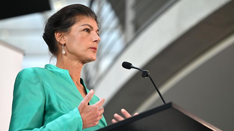 Sahra Wagenknecht       -  Sahra Wagenknecht ist mit dem Agieren des BSW-Landesverbands in Thüringen unzufrieden. (Archivbild)