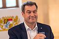 Lockert die Corona-Beschränkungen in Bayern weiter: Ministerpräsident Markus Söder (CSU) vor einer Kabinettssitzung am Dienstag in München.