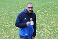 Typische Pose: Jörg Heinle in der Vereinskluft des SV Detter-Weißenbach mit der obligatorischen Kaffeetasse. Foto: ssp       -  Typische Pose: Jörg Heinle in der Vereinskluft des SV Detter-Weißenbach mit der obligatorischen Kaffeetasse. Foto: ssp