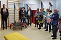 Die Freien Wähler Lohr bei ihrem Besuch in der Geriatrie des Klinikums Main-Spessart in Marktheidenfeld.