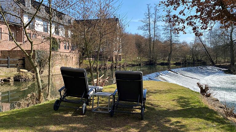 Idyllisch gelegen: die Neumühle in Wartmannsroth