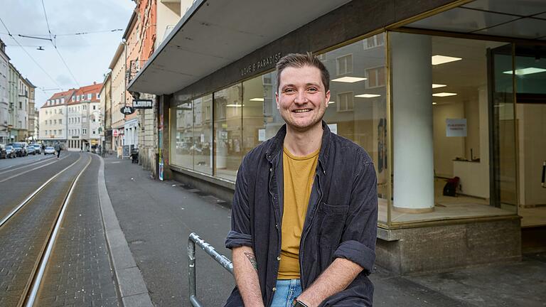Nicolas Kolbert eröffnete Ende März das ''s Fachl' in der Sanderstraße in Würzbrug Nicolas Kolbert eröffnete Ende März das ''s Fachl' in der Sanderstraße in Würzbrug