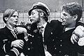 Mit Herbert Grönemeyer (l.) und Jürgen Prochnow (r.) in &bdquo;Das Boot&ldquo;