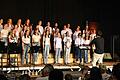 Der Chor des Gymnasiums Marktbreit unter der Leitung von Martin Burkard.