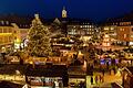 Der Weihnachtsmarkt in Schweinfurt begeistert mit handgefertigten Produkten, kulinarischen Leckereien und festlicher Atmosphäre. (Archivbild)