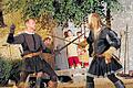 Grumbach und Geyer im Kampf: Dabei muss auch der Sound der Schwerterklingen stimmen.