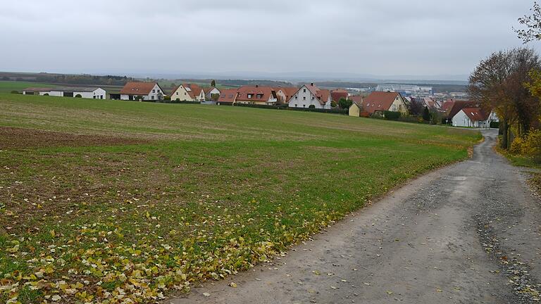 Das neue Baugebiet am Bromberg in Dettelbach: Ab 2024 könnte dort gebaut werden.