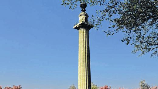 Der Frühling am Fuß der Konstitutionssäule       -  Symbolfoto Gaibacher Konstitutionssäule.