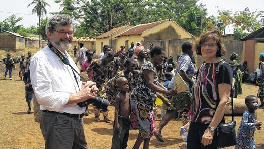 Die Arbeit der DAHW in Togo kennenlernen: Marita und Lothar Dömling aus Rimpar.