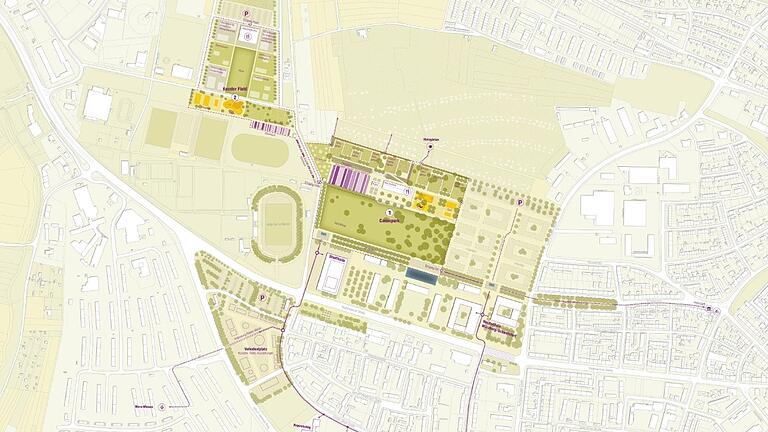 Die Planung für die Landesgartenschau in der Ledward Kaserne und am Kessler Field. Die Planung für die Landesgartenschau in der Ledward Kaserne und am Kessler Field.