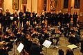 Der Chor „camerata vocale“ und das Barockorchester „L’arpa festante“ unter der Leitung von Julia Kohler spielten beim Konzert zum Volkstrauertag in der Kirche St. Martin.