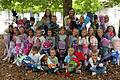 14 Mädchen und zehn Jungen erlebten am Dienstag in der Klasse 1c der Grundschule Haßfurt im Schulhaus Nassachtal ihren ersten Schultag. Klassenlehrerin Susanne Tully (rechts) und Lehramtsanwärterin Linda Eisenacher (links) begleiten die 24 Kinder von nun an schulisch.