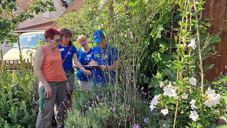 Die Bewertung für Monika Horchers Gartenparadies fällt positiv aus. Sie kann sich über die Plakette 'Vogelfreundlicher Garten' des LBV freuen.       -  Die Bewertung für Monika Horchers Gartenparadies fällt positiv aus. Sie kann sich über die Plakette 'Vogelfreundlicher Garten' des LBV freuen.