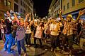 Ausgelassene Stimmung und Partyfeeling: Das Stadtfest Schweinfurt am 26. und 27. August wird wohl wieder mehrere zehntausend Menschen in die Innenstadt ziehen, die das Leben feiern wie auf diesem Archivbild aus dem Jahr 2017.