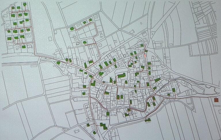 So ungefähr könnte ein Nahwärmenetz für Herbstadt aussehen.