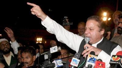 Er darf zur Wahl nicht antreten: Pakistans Ex-Premier Nawaz Sharif.