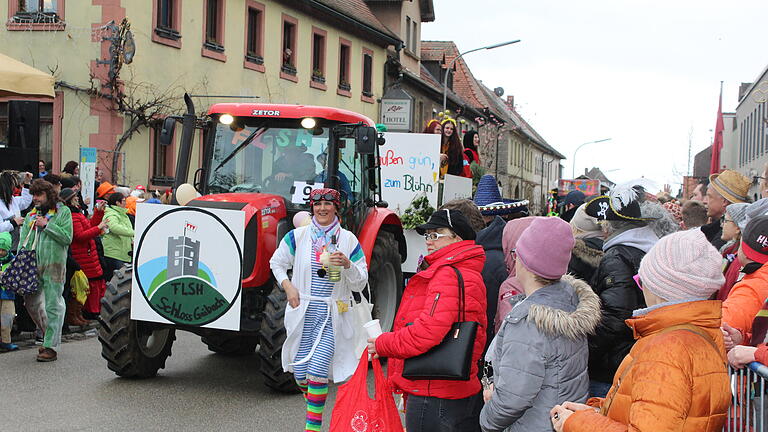 Impressionen vom Landkreisfaschingsumzug in Volkach.