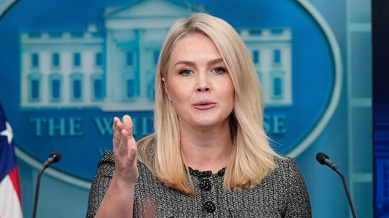 Trumps Pressesprecherin Leavitt       -  Ball liegt bei China, sagt Trump