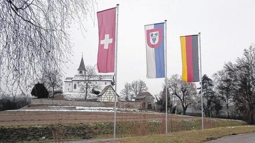 Bergkirche in Büsingen: Die Gemeinde am Hochrhein ist die einzige Exklave Deutschlands.