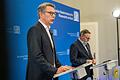 Pressekonferenz zu Bayerischen Staatsgemäldesammlungen       -  Blume und Biebl bei der Pressekonferenz zum Neustart - Maaz fehlte.
