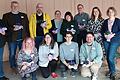 Der neu gewählte Dekanatsausschuss stehend von links: Uwe Rasp, Andreas Werner, Lutz Mertten, Christine Will, Marion Winnefeld, Michael Schlotthauer, Carina Sehmisch, Daniela Werner; vordere Reihe: Christine Theilacker-Dürr, Beate Hofmann-Landgraf, Thorben Ossig und Alexander Neugebauer.
