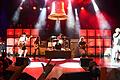 Die AC/DC Tribute Band 'Barock' heizte dem Publikum in der Stadthalle mächtig ein und ließ die 'Höllen-Glocke' bei 'Hells Bells' läuten.