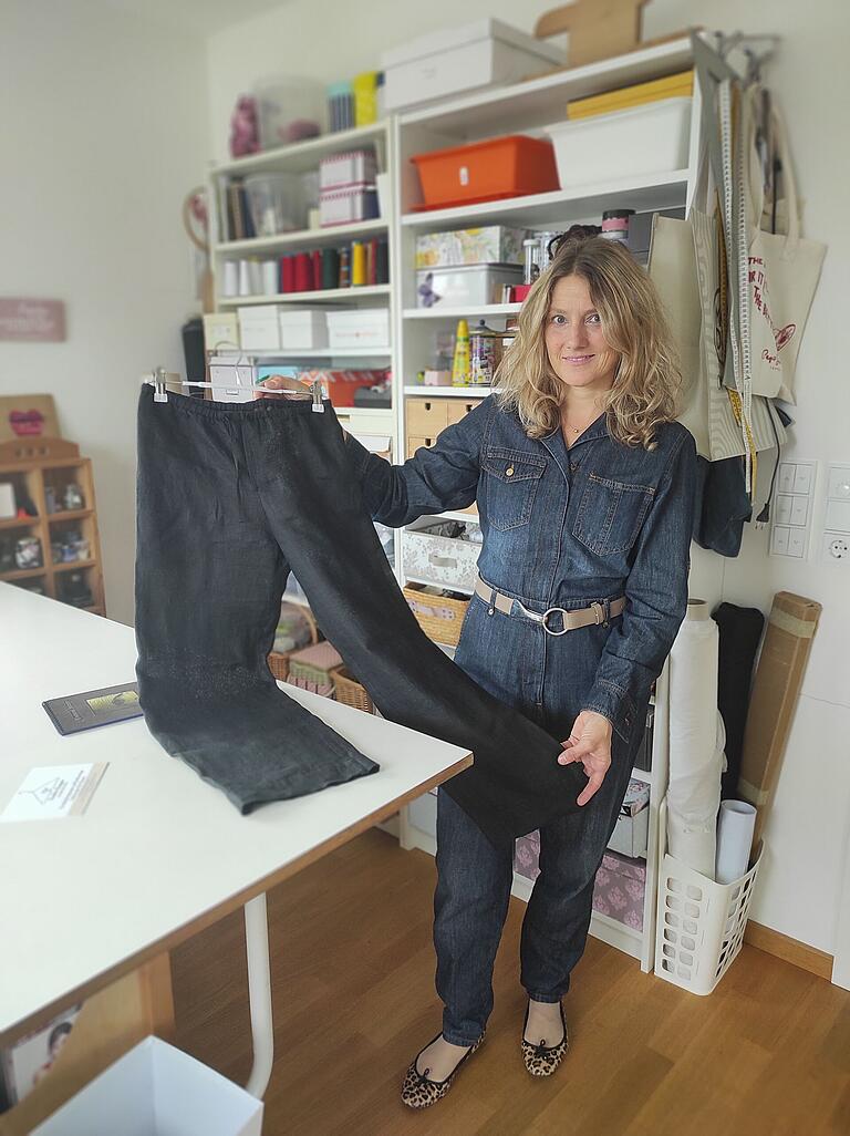 Sandra Kappes in ihrem Atelier.