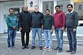 Am 6. Januar wird das indische Restaurant 'In-Tisch' eröffnet. Darauf freuen sich (von links) Shinto Joseph, Pfarrvikar Johnson Thottathil, Konrad Grochowski, Manoj Kozhippattu Joseph, Tomy Ozhakanate Kuriyakose und Sibi Joseph.