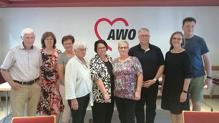 Der neue Vorstand des AWO-Ortsvereins Güntersleben