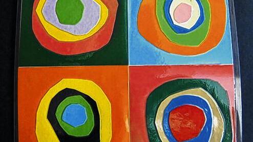 Wassily Kandinsky: konzentrische Kreise
