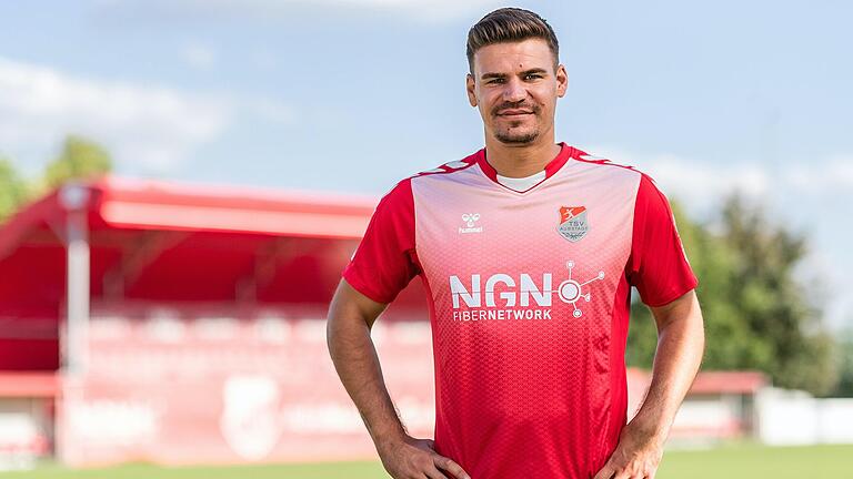 Christopher Bieber vom TSV Aubstadt Christopher Bieber vom TSV Aubstadt