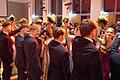 Gerolzhöfer Realschüler und Realschülerinnen bei der Polonaise im Konferenzzentrum Schweinfurt.
