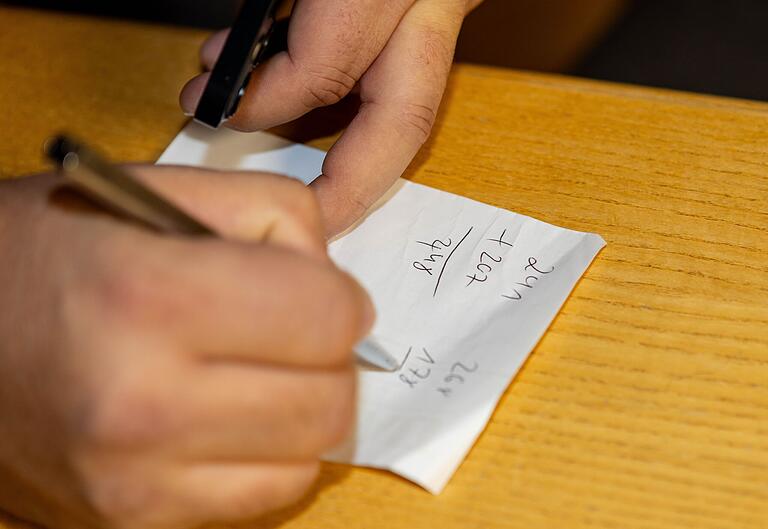 Eine erste inoffizielle Hochrechnung der Stimmenanteile aus der Burgpreppacher Bürgermeisterwahl, die sich am Ende aber als zutreffend erwies. Eine erste inoffizielle Hochrechnung der Stimmenanteile aus der Burgpreppacher Bürgermeisterwahl, die sich am Ende aber als zutreffend erwies.