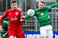 Tauscht die Trikotfarbe: Künftig wird Philipp Maier (links, damals für den TSV 1860 Rosenheim) für den FC 05 Schweinfurt spielen.