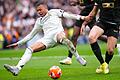 Real Madrid - FC Valencia       -  Ausgerutscht: Kylian Mbappé verliert mit Real Madrid gegen Valencia.