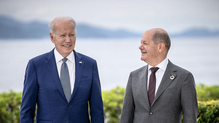 Biden und Scholz.jpeg - US-Präsident Joe Biden (links) und Bundeskanzler Olaf Scholz wollen sich an diesem Freitag in Washington treffen. Biden und Scholz.jpeg - US-Präsident Joe Biden (links) und Bundeskanzler Olaf Scholz wollen sich an diesem Freitag in Washington treffen.