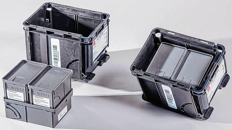 Mit einem Preis ausgezeichnet: Die Behälterentwicklungen W-KLT®2.0  der Würth Industrie Service.