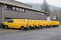 Die Deutsche Post will heuer die beiden Zustellstützpunkte in Gemünden (hier in der Schulstraße) und in Burgsinn in einem neu zu errichtenden Betriebsgebäude im Rienecker Gewerbegebiet Dürrhoffeld zusammenbringen und danach auch die Fahrzeuge auf die elektrischen StreetScooter umrüsten.