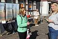 Der Hospizverein Main-Spessart war anlässlich der Welthospiztags mit einem Stand auf dem Marktplatz in Marktheidenfeld vertreten.
